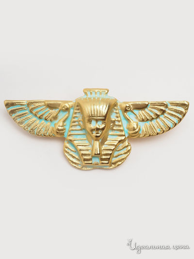 Брошь Biruza, цвет золотой