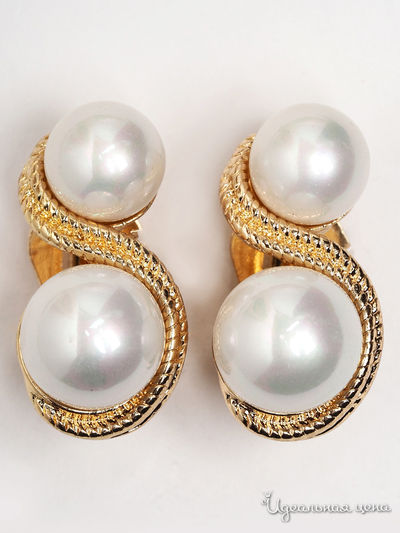 Клипсы Biruza, цвет белый