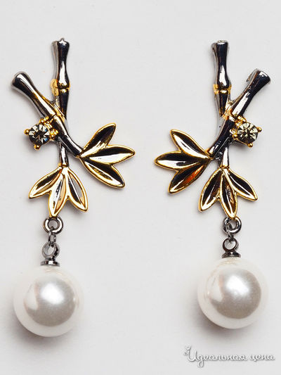 Серьги Biruza, цвет белый