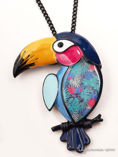 Брошь Biruza, цвет синий