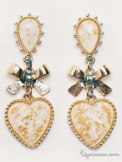 Серьги Biruza, цвет белый