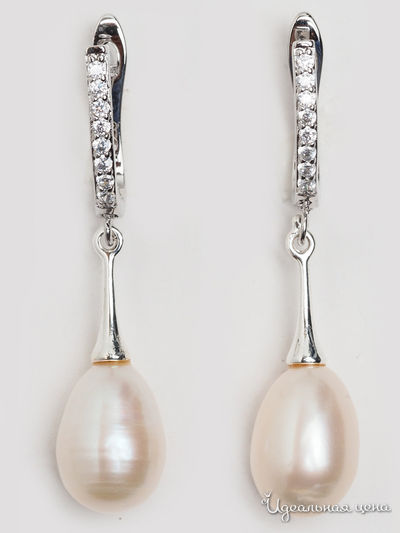 Серьги Biruza, цвет белый