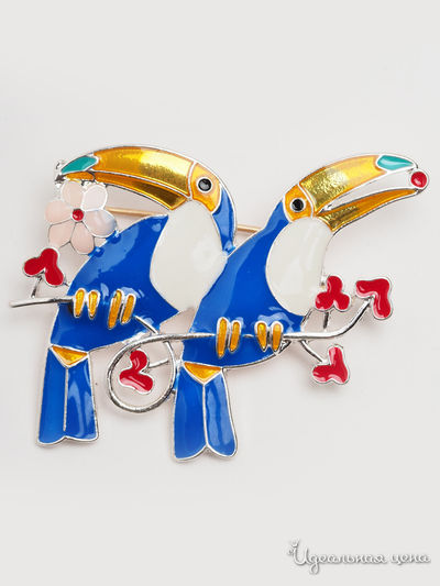 Брошь Biruza, цвет синий