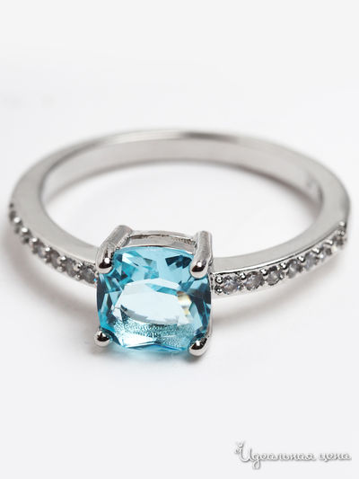 Кольцо Biruza, цвет голубой