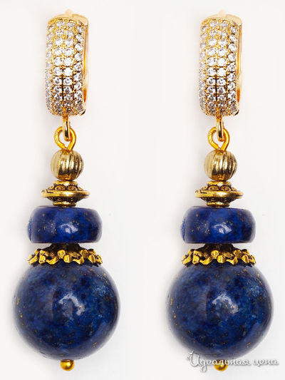 Серьги Biruza, цвет синий