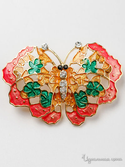 Брошь Biruza, цвет оранжевый