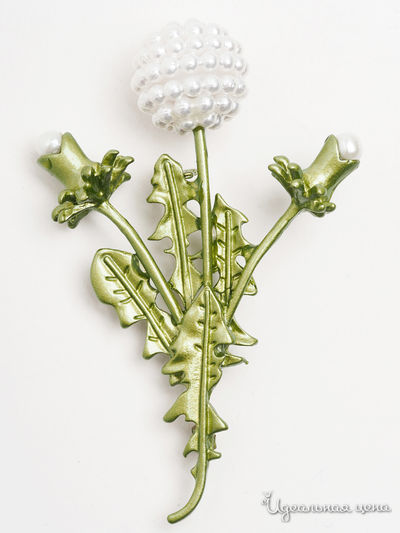 Брошь Biruza, цвет зеленый