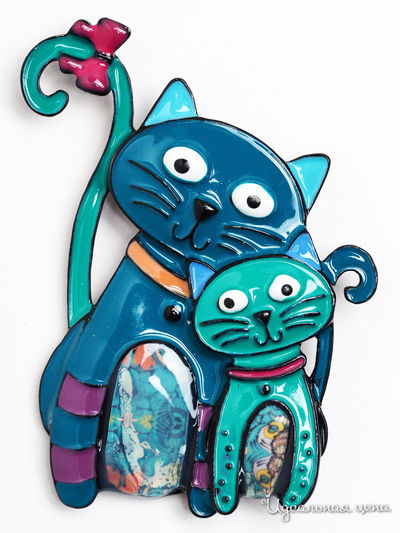 Брошь Biruza, цвет зеленый