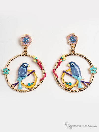 Серьги Biruza, цвет голубой