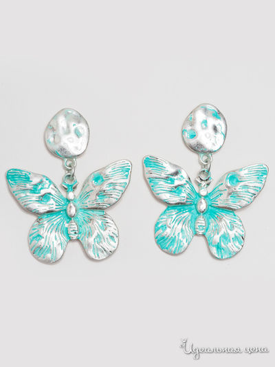 Серьги Biruza, цвет серебряный