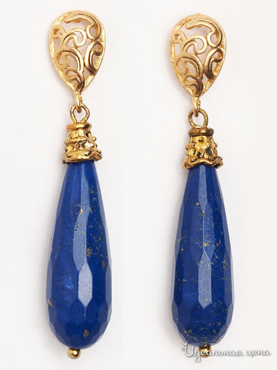 Серьги Biruza, цвет синий