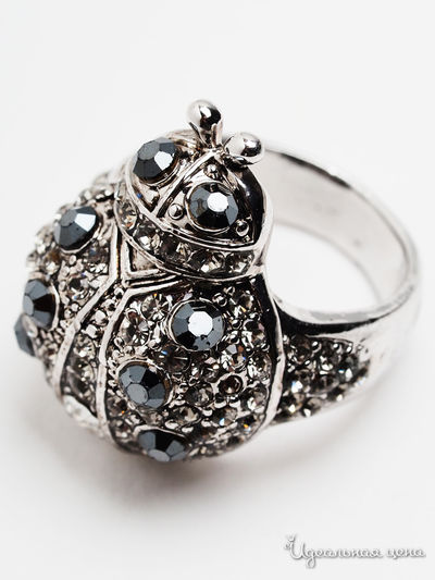 Кольцо Biruza, цвет серебряный