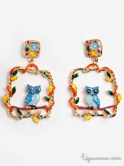 Серьги Biruza, цвет голубой