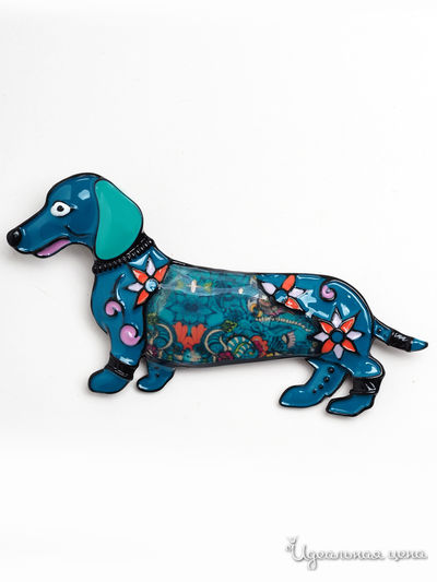 Брошь Biruza, цвет зеленый