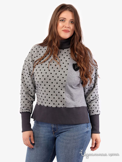 Свитшот Dream World, цвет серый