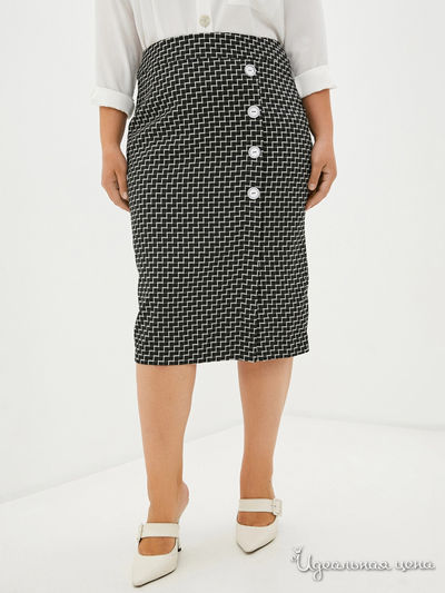 Юбка Dream World, цвет черный, белый