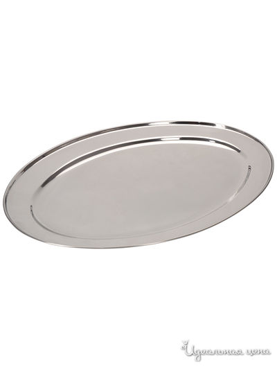 Поднос сервировочный, 45 см Weltime, цвет металл
