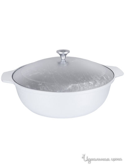 Кастрюля-жаровня, 3 л KUKMARA, цвет серый