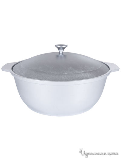 Кастрюля-жаровня, 4 л KUKMARA, цвет серый