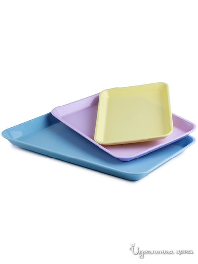 Набор подносов, 3 шт Good & Good, цвет в ассортименте