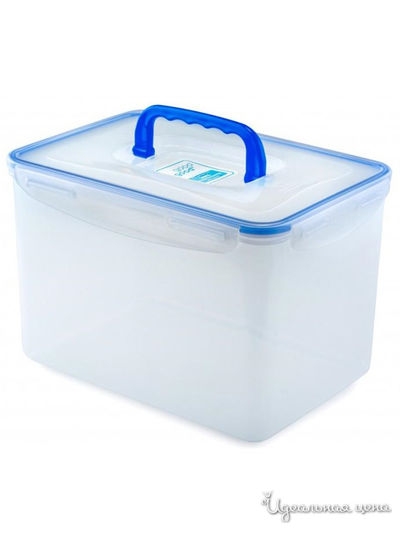 Контейнер для продуктов с зажимом, 4,5 л Good & Good, цвет прозрачный