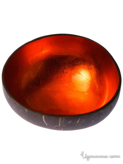 Чаша, D 13*6 см Oriental Way, цвет коричневый, медный