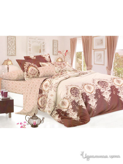 Комплект постельного белья, 2-спальный Cleo, цвет бежевый
