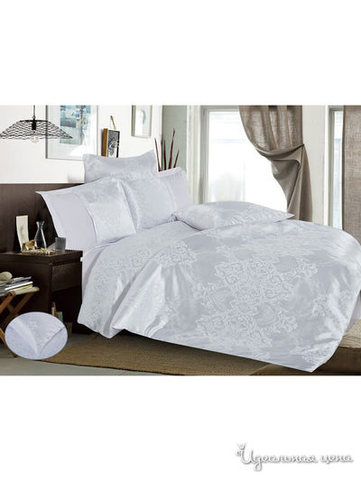 Комплект постельного белья, 2-спальный Cleo, цвет белый