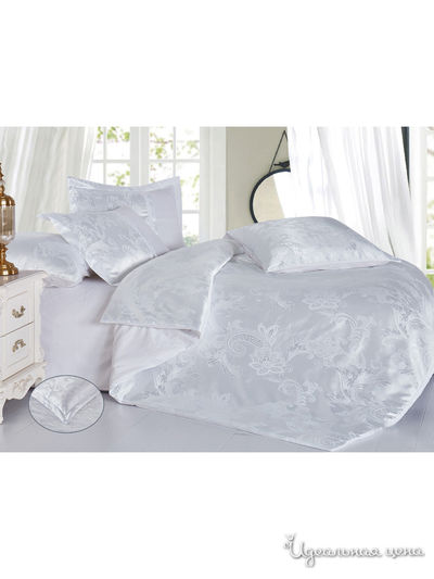 Комплект постельного белья, 2-спальный Cleo, цвет белый
