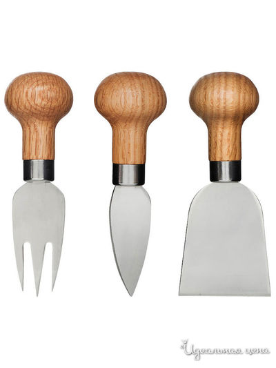 Набор для сервировки сыра, 3 шт Sagaform, цвет коричневый