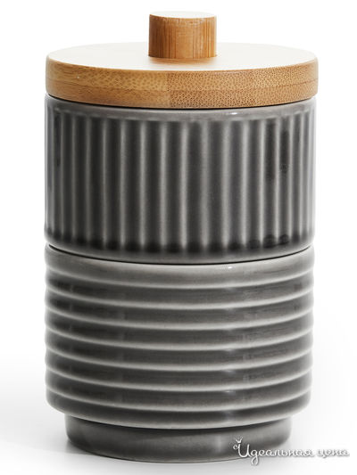 Сервировочные пиалы с крышкой Sagaform, цвет серый