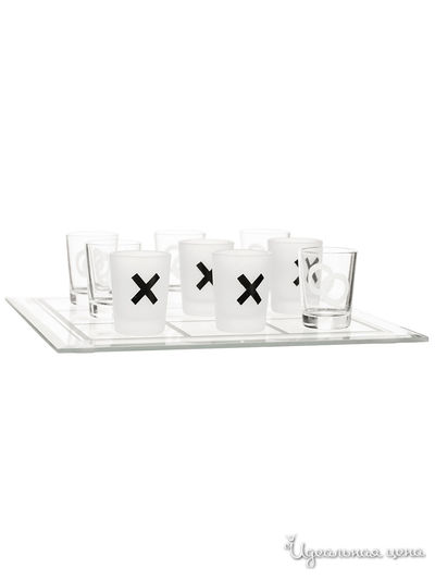 Набор рюмок для игры Крестики-Нолики Sagaform