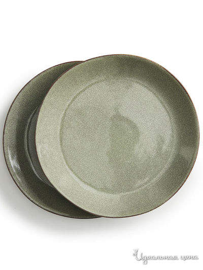 Набор тарелок, 2 шт Sagaform, цвет зеленый