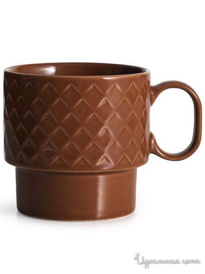 Кружка, 400 мл Sagaform, цвет коричневый