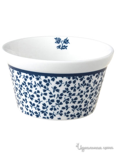 Рамекин, 220 мл Laura Ashley, цвет белый, синий