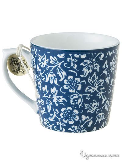 Кружка, 240 мл Laura Ashley, цвет белый, синий