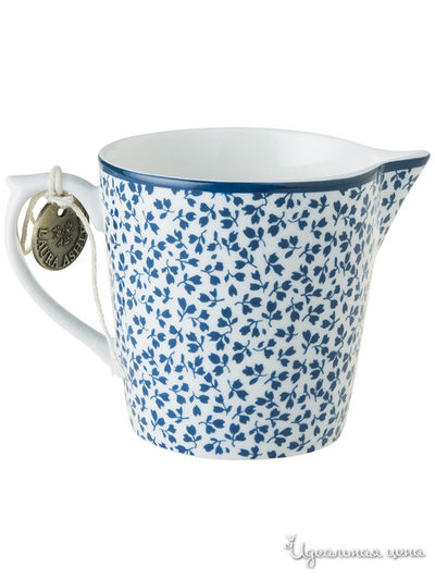 Молочник, 250 мл Laura Ashley, цвет белый, синий