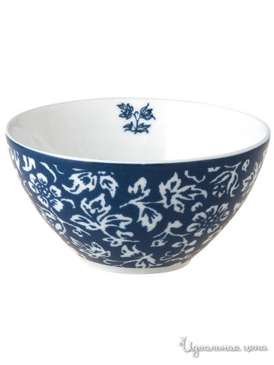 Пиала, 150 мл Laura Ashley, цвет белый, синий