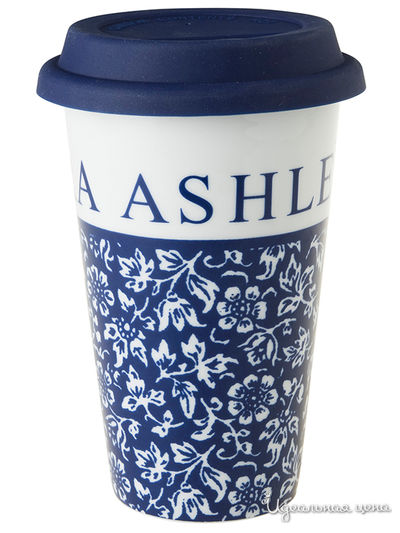 Стакан, 330 мл Laura Ashley, цвет белый, синий