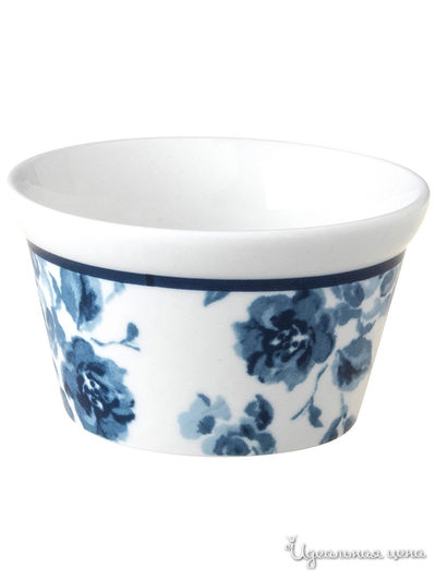 Рамекин, 220 мл Laura Ashley, цвет белый, синий