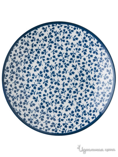 Блюдце Laura Ashley, цвет белый, синий