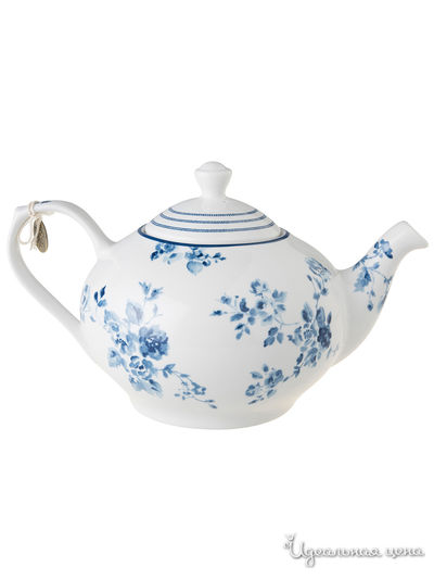 Чайник заварочный, 1,6 л Laura Ashley, цвет белый, синий