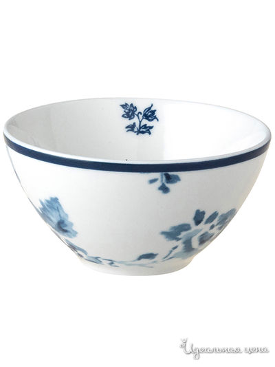 Пиала, 150 мл Laura Ashley, цвет белый, синий