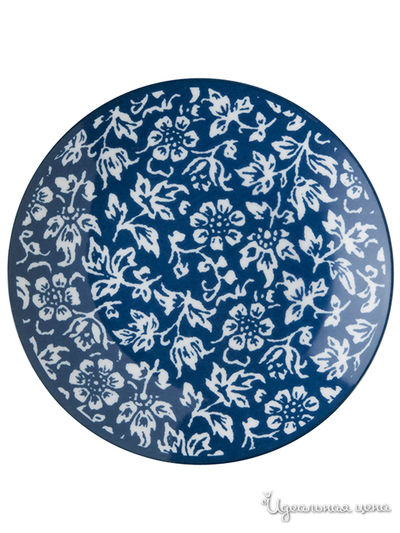 Блюдце Laura Ashley, цвет белый, синий