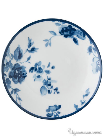 Блюдце Laura Ashley, цвет белый, синий