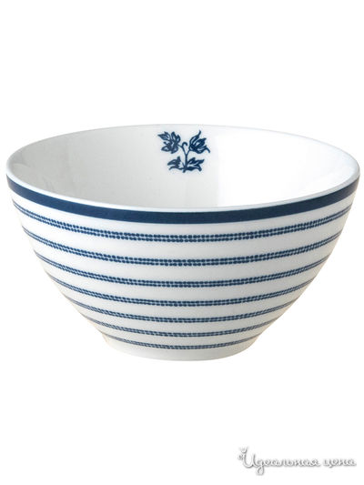 Пиала, 150 мл Laura Ashley, цвет белый, синий
