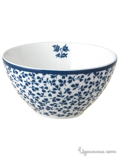 Пиала, 150 мл Laura Ashley, цвет белый, синий