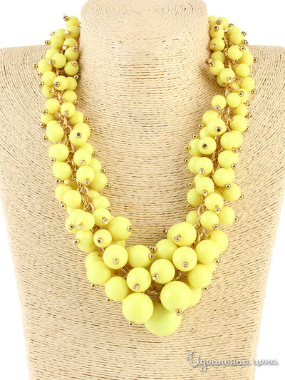 Колье Fransua Ardy, цвет желтый