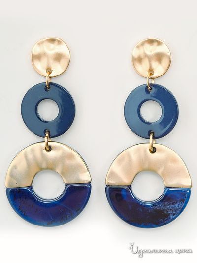 Серьги Fransua Ardy, цвет синий