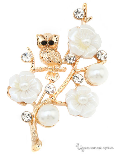 Брошь Fransua Ardy, цвет золотой